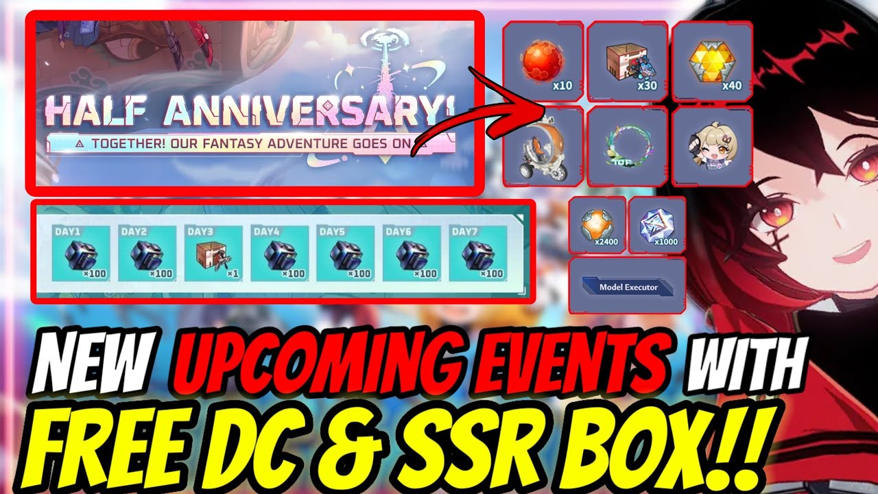 Tower of Fantasy UPCOMING EVENTS TLDR!!! More FREE REWARDS + SSR BOX!!