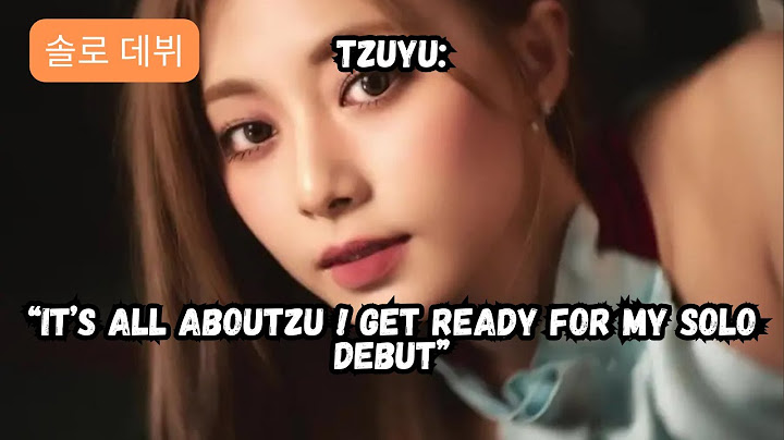 쯔위 TWICE Tzuyu REVEALS her opening trailer "abouTZU" for her FIRST solo album