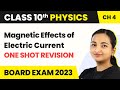 Magnetic Effects of Electric Current Class 10 One Shot|Class 10 Magnetic Effects of Electric Current