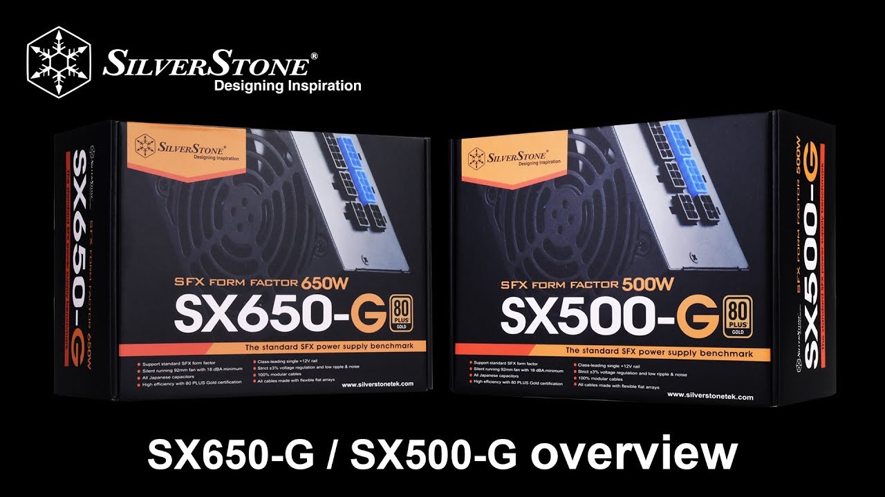 SilverStone SX500-G & SX650-G SFX power supply