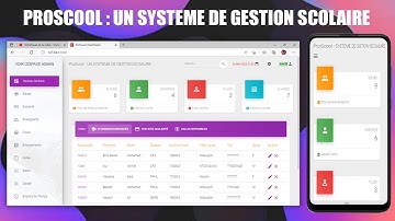 Présentation de Logiciel de Gestion Scolaire ProScool : [Partie 1]