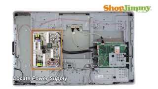 Philips LCD TV Repair - 27221710057 Power Supply Board Replacement - How to Fix Philips 47PFL TV