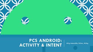 PCS Android: #2 Activity & Intent screenshot 1
