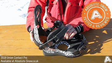 2017 / 2018 | Union Contact Pro Snowboard Bindings | Video Review