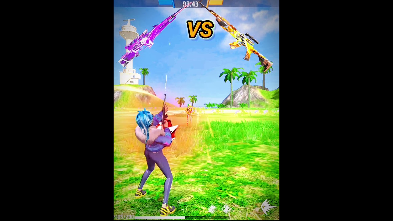 SVD SKS GUN 😎 SKIN DAMAGE 😘 CHECKING ❤️ 