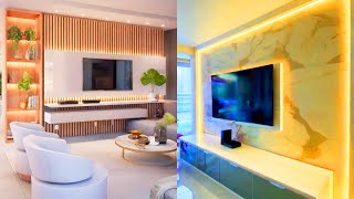 Modern TV Wall Unit Design Idea 2024-2025