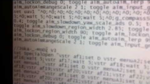 How to put your name in a cfg menu