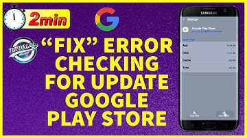How to Fix Error Checking For Update Google Play Store | Google Play Store Update Error Solved(2022)