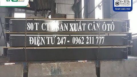 Lắp đặt trạm cân ô tô điện tử 80 tấn kích thước 3m x 12m tại Tĩnh Gia Thanh Hóa