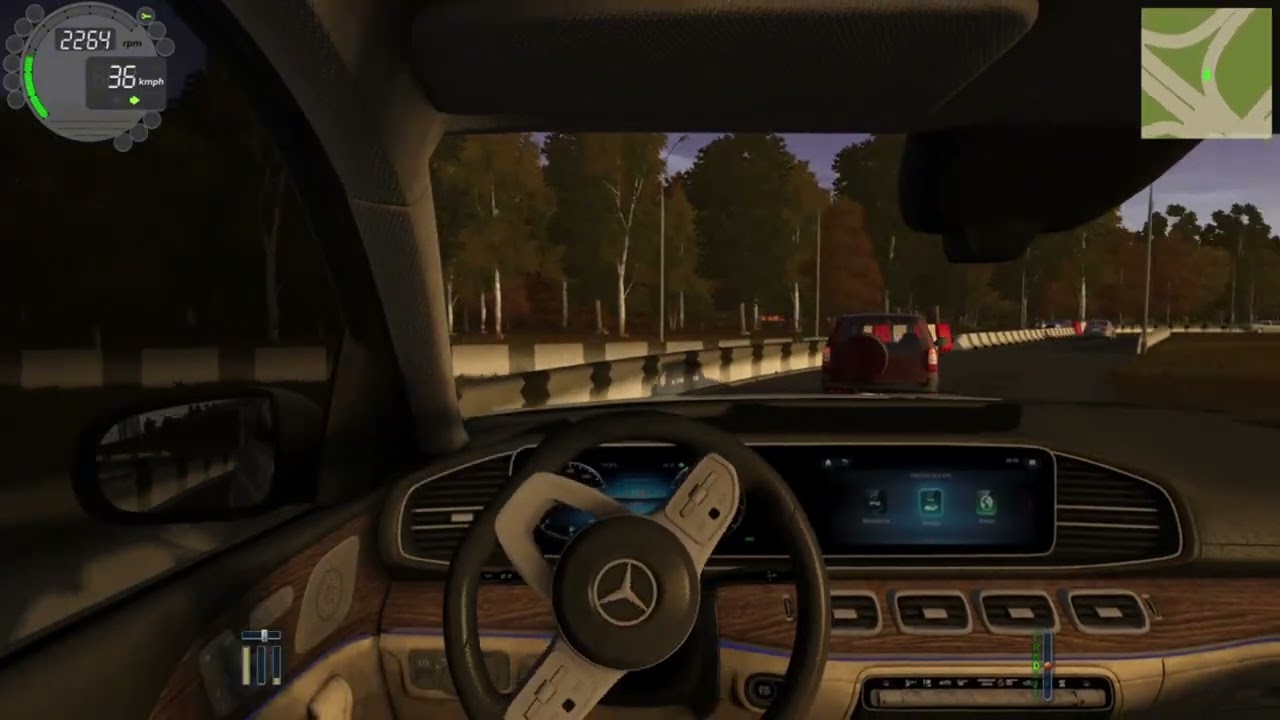 Mercedes GLS | Realistic, But Fast Driving | City Car Driving