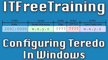 IP Transition Demonstration Teredo Windows