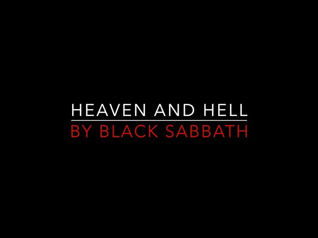 Black Sabbath - Heaven And Hell [1980] Lyrics class=