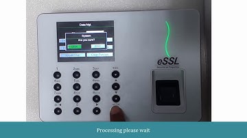 How to Clear admin (Purview) in eSSL WL30