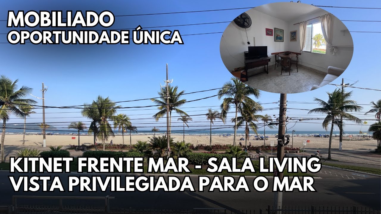 🏝️ OPORTUNIDADE! KITNET VISTA MAR – GUILHERMINA, PRAIA GRANDE/SP - R$ 205mil
