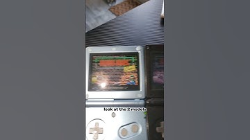 The GBASP has 2 different versions! #gameboy #gameboyadvance #gbasp #nintendo #retro #retrogaming