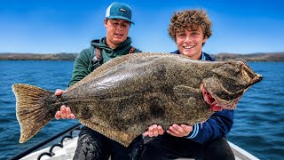 The Biggest Halibut We've Ever Caught At Bodega Bay!