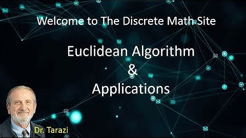 Euclidean Algorithm & Applications