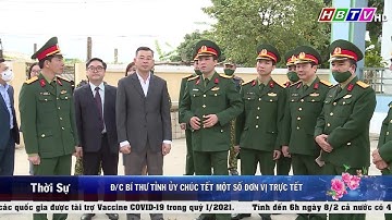 Bí thư tỉnh ủy Hòa Bình chúc tết một số đơn vị trực tết