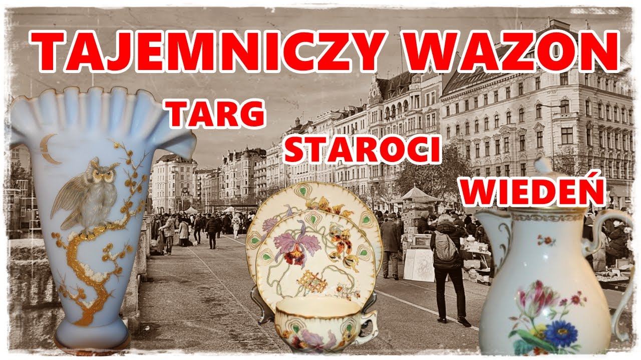 Tajemniczy wazon na wiedeńskim targu staroci #targstaroci #pchlitarg #antyki #starocie #porcelana