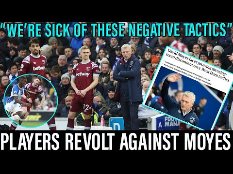 &quot;We&#39;ve Had Enough&quot; | West Ham players have lost fait and patience in David Moyes negative tactics