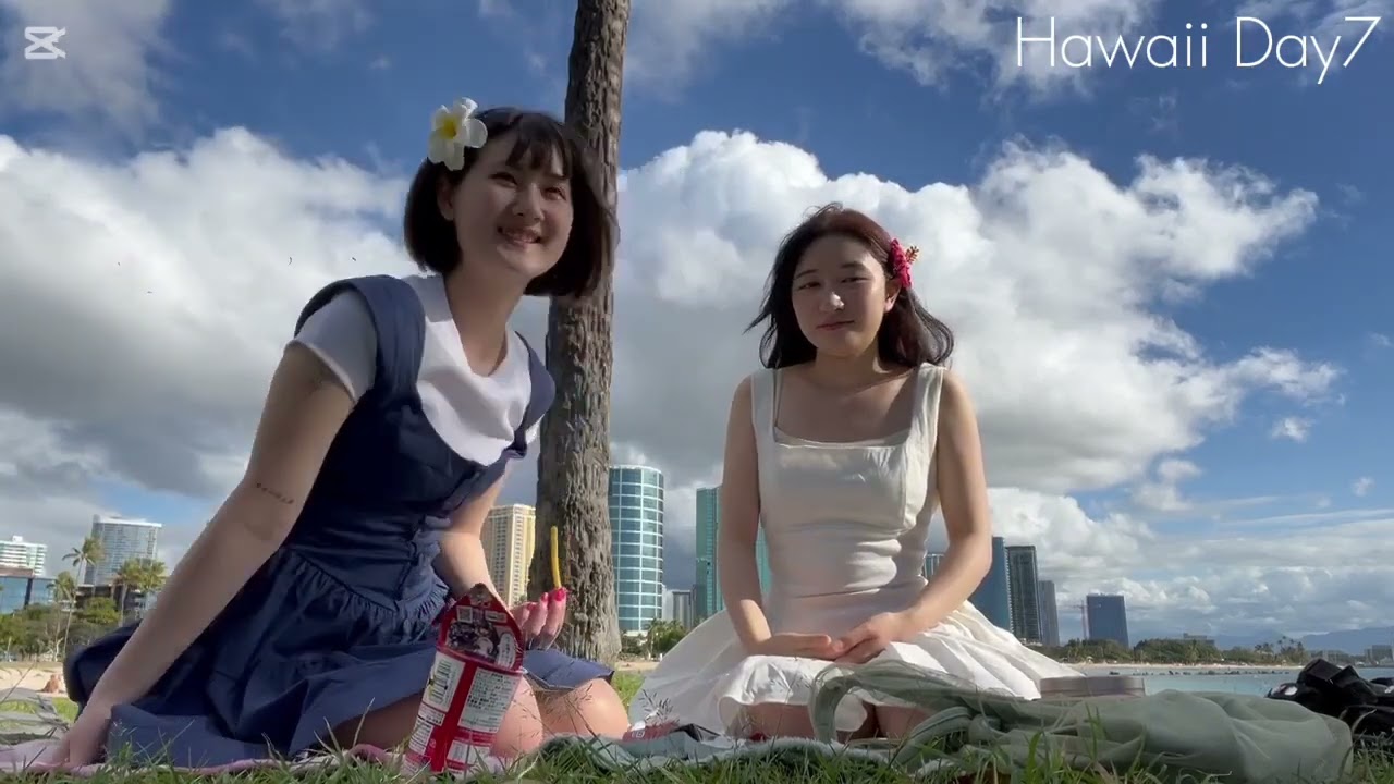 【Vlog】ハワイで夢のビーチピクニック🧺🏝️🌺#43