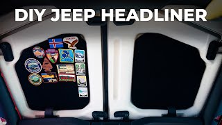 DIY Hardtop Headliner under $100 for Jeep Wrangler | Does it help with noise and temp?