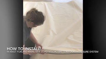 Side Load Velcro Batten Pocket Closure System