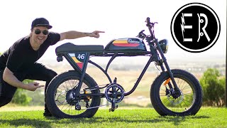 RETRO e-bike with SERIOUS MOTO VIBES! Michael Blast - Outsider electric bike review 2020