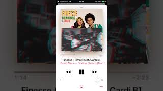 #clip #17 Bruno Mars Feat. Cardi B - Finesse BASS cover