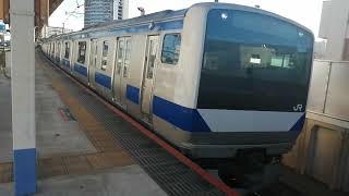 JR東日本E531系0番台水カツK474編成+水カツK406編成391M常磐・水戸線快速水戸行き南千住駅(JJ04)16時24分発車