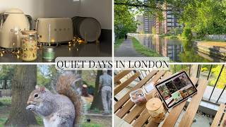 slow spring days in london🍃 matcha, picnic & cozy moments✨