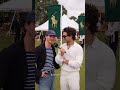 @jheuston takes on his most challenging role yet interviewer At the @ralphlauren Polo Cup
