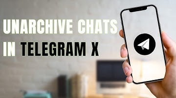 How to Unarchive Chats in Telegram X | Retrieve Telegram X Conversation