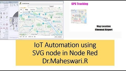 IoT Automation: Google Map using SVG node in Node Red  IoT Virtual Lab | Dr.MaheswariR|SVG GPS MAHE