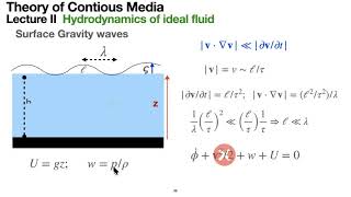 Prof. Ł. A. Turski:  #3 Waves on a surface, wave equations, waves in incompressible fluid, viscosity