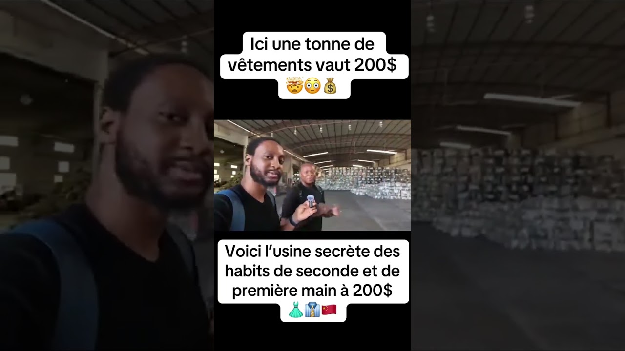 Je voud devoile ici l’usine chinoise secrète des habits de seconde main 🤩💰🇨🇳 
