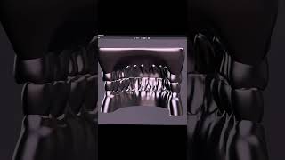 Human teeth dental 3D print model blender cgi