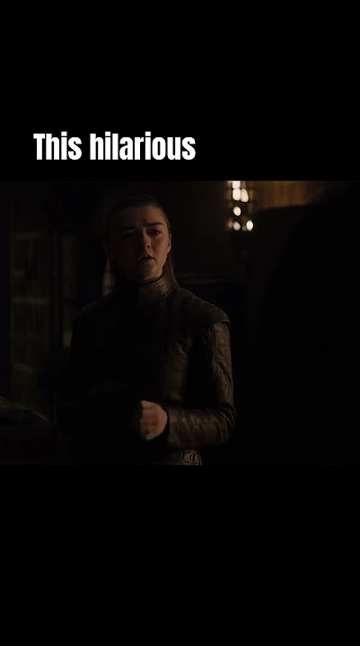 Gendry told Arya: It is too small 😱#gameofthrones #shorts