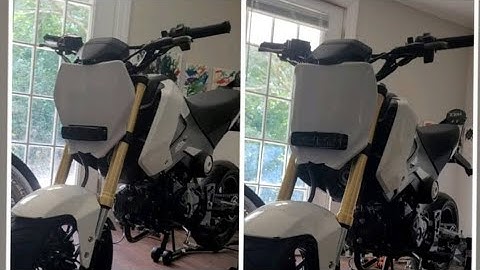 Honda Grom Number Plate