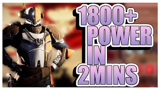 How To Hit 1800+ Power in 2mins In Lightfall
