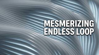 Undulating White Surfaces | Mesmerizing Loop