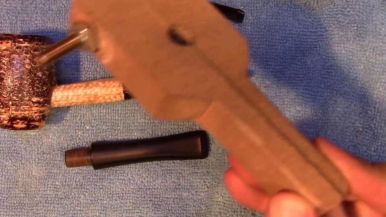 Corn Cob Pipe Modification Part 3b Stem Replacement (2 of 2) YouTube