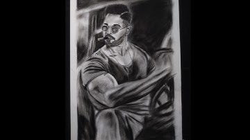 allu arjun drawing | #shorts #viral #tranding #youtubeshort #alluarjun