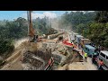 TANPA MENUNGGU LAMA!!️PENGEBORAN PERTAMA DRILLING RIG LANGSUNG BERAKSI DI BIBIR JURANG !