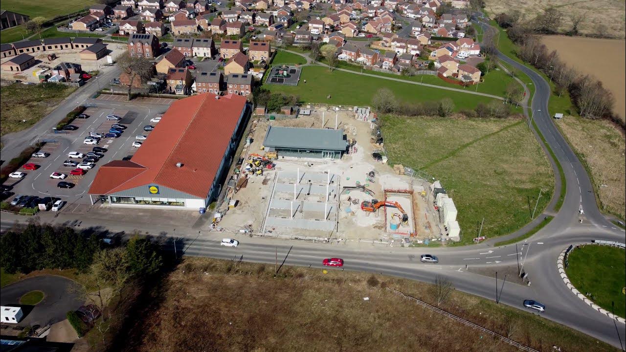 Colburn and Brough with St Giles by drone Catterick Garrison YouTube