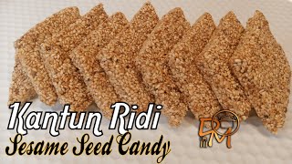 3 Ingredients Sesame Seed Candy (Kantun Ridi)