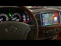 Замена штатной автомагнитолы на магнитолу с CarPlay/Android Auto, установка камеры Lexus LX470