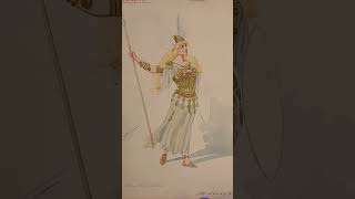 Die Walküre – Attilio Comelli's costume designs for the Valkyries (1903) #shorts #RoyalOperaHouse