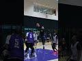 Scenes in the gym | Scrimmage BTS at Lakers Practice