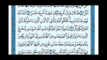 سوره الطلاق من ٩ الى ١٢